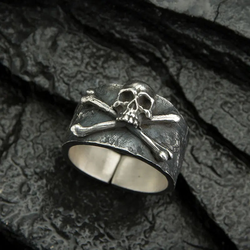 Anel Retro Pirate Skull