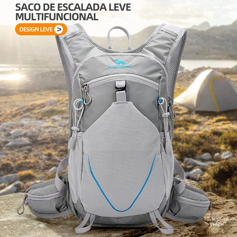 Mochila Golden - Impermeável e Ultraleve para Homens, Ideal para Escalada, Camping, Viagens, Caminhadas, Ciclismo e Corrida (12L)