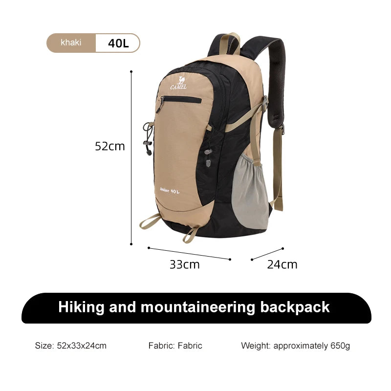 Mochila Golden Dome Impermeável 40L - Montanhismo e Camping